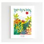 Poster - Poster 30x40 - Vegetal Beauties - BLEU COQUILLE