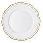 Formal plates - Polka Or - Rim plate flat 27 - RAYNAUD