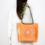 Bags and totes - Leather Shopping Bag - MERYAN