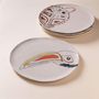 Formal plates - Reina del Darién watercolor plates - ETHIC & TROPIC CORINNE BALLY
