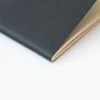 Stationery - BLACK NOTEBOOK - OCTAGON DESIGN