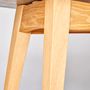 Benches for hospitalities & contracts - wooden and steel bench, wooden bench VOL2 - VAN DEN HEEDE-FURNITURE-ART-DESIGN