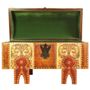 Caskets and boxes - Leather Trunk Camelia - MERYAN