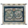Autres décorations murales - Carte du monde de tapisserie en cuir - MERYAN