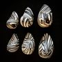 Sculptures, statuettes and miniatures - Zebra breast Porcelain White and black gold - GUENAELLE GRASSI