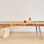Coffee tables - Japanese style rustic table,  - VAN DEN HEEDE-FURNITURE-ART-DESIGN
