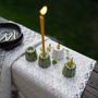 Decorative objects - Porcelain Canele Candle Holder - OVO THINGS