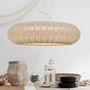 Hanging lights - NIUET XL hanging lamp in wicker  - LUXCAMBRA