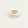 Jewelry - Set of 3 rings in blonde horn or hoof - L'INDOCHINEUR PARIS HANOI