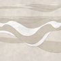 Hotel bedrooms - Beige deep wave | Handcrafted Wallpaper - AFFRESCHI & AFFRESCHI