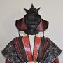 Unique pieces - Large Geisha Leather Sculpture - ANNIE DELEMARLE SCULPTURE CUIR