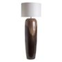 Lampadaires - Lampe basse vase marron - ASIATIDES