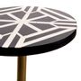 Other tables - Marble foot round side table - ASIATIDES
