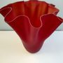 Art glass - "fazzoletto" etched vase - VETRERIA MURANO DESIGN