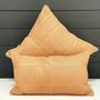 Coussins - WOVEN LEATHER CUSHION - PILLOW - CLARAMONTE