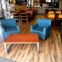 Coffee tables - Industrial Type Mahogany Coffee Table - LIVING MEDITERANEO