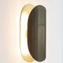 Wall ensembles - Astra Wall Light in Brushed Brass, White Patina, LED 2200k By Victoria Magniant - VICTORIA MAGNIANT POUR GALERIE V