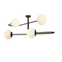 Hanging lights - RICHMOND hanging lamp with globes  - LUXCAMBRA