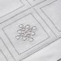 Linge de table textile - Placemat set 50 * 35 cm 2 pcs. White linen collection - KRESTETSKAYA STROCHKA