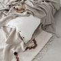 Decorative objects - BEDA linen waffle bed cover, 150 x 250 cm - XERALIVING