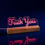 Objets design - LAMPE D'AMBIANCE DESIGN "FUCK YOU" - PIXMATIK