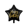 Objets de décoration - Ballon en aluminium Happy Birthday, - PARTYDECO