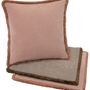 Fabric cushions - PILLOW COVER WITH BORDERS COLLECTION - FRATI HOME