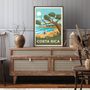 Poster - COSTA RICA VINTAGE TRAVEL POSTER | COSTA RICA  ILLUSTRATION PRINT - OLAHOOP TRAVEL POSTERS