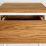 Bookshelves - WOODY 1 Drawer Bedside Table, solid wood - WOODEK