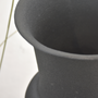 Vases - Grand vase de lave noire - VALVANUZ CERAMICS
