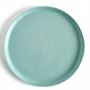 Everyday plates - Large Size Handmade Porcelain Round Plate - FIOVE ARTISANAL