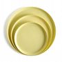 Everyday plates - Handmade Porcelain Single Tone Round Plate Set  - FIOVE ARTISANAL
