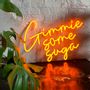 Other wall decoration - 'GIMMIE SOME SUGA' ORANGE NEON LED WALL MOUNTABLE SIGN - LOCOMOCEAN