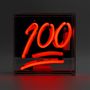 Table lamps - '100' Mini Glass Neon Sign - LOCOMOCEAN
