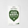 Food storage - Leaf Shaped Beeswax Wraps - SUCK UK