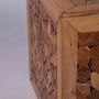 Stools for hospitalities & contracts - Teak shards  - DECOETHNIQUE