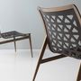 Chaises longues - chaise longue EGO - métal + cuir - DOIMO BRASIL