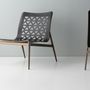 Chaises longues - chaise longue EGO - métal + cuir - DOIMO BRASIL