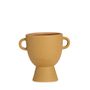 Vases - BROWN CERAMIC VASE 19.5X14X18 CM AX71190  - ANDREA HOUSE