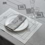 Linge de table textile - Set of napkins 40 * 40 cm 4 pcs. Sankt-Petersburg collection - KRESTETSKAYA STROCHKA