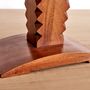 Stools for hospitalities & contracts - Aile African style wooden stool - VAN DEN HEEDE-FURNITURE-ART-DESIGN