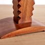 Tabourets pour collectivités - Tabouret style africain en bois AILE - VAN DEN HEEDE-FURNITURE-ART-DESIGN