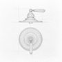 Faucets - Shower set (Thermostatic & control valve, hand-shower) Birds of Paradise collection  - VOLEVATCH