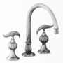 Faucets - Deck-mounted basin 3 holes faucet without integrated drain, Birds of Paradise collection  - VOLEVATCH