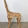 Decorative objects - Cast Iron Chair Beige Cast Iron Chair - JD PRODUCTION - JD CO MARINE