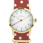 Bijoux - Bracelet de montre Pois Cannelle - MILLOW PARIS