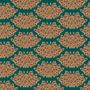 Other wall decoration - Peacock Feather Bouquet Non-woven Wallpaper  - SIMONE ET MARCEL