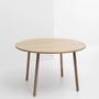 Other tables -  PADDLE Table Round Natural Oak 120cm  - CRUSO