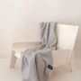 Throw blankets - Recycled Wool Blanket in Natural Herringbone - THE TARTAN BLANKET CO.