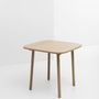 Other tables - PADDLE Table Square Natural Oak  - CRUSO